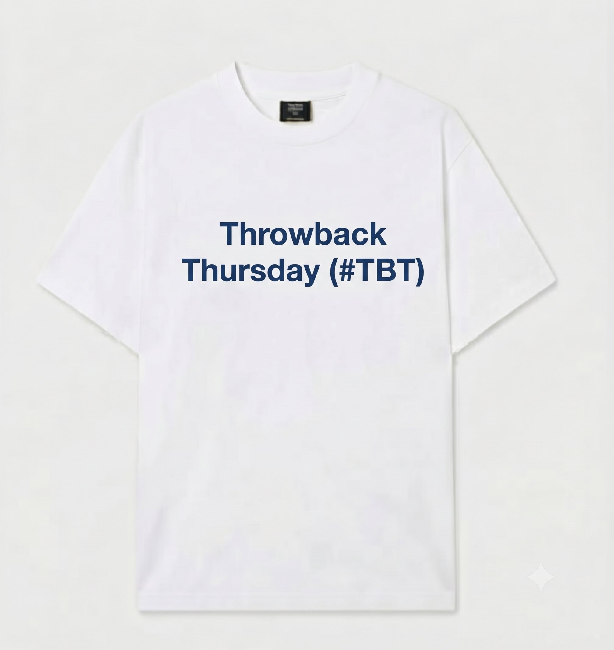 Throwback Thursday (#TBT)