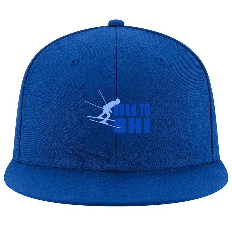 Born To Ski Badge Cap