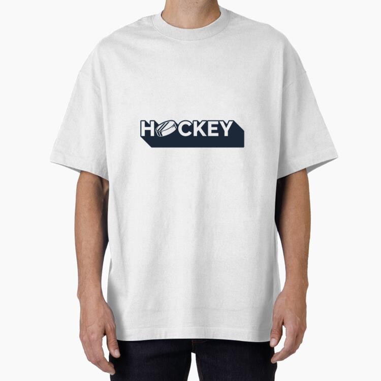 Hockey Label Cut Out Oversized T-Shirt