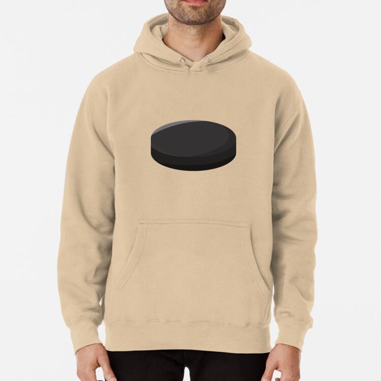 Hockey Puck Icon Hoodie