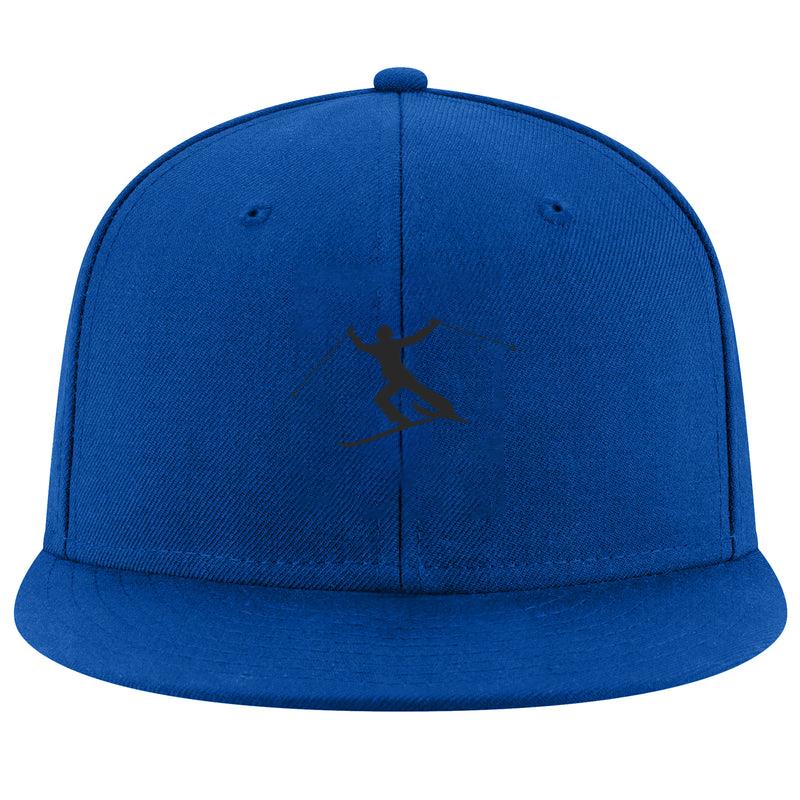 Ice Ski Silhouette Cap