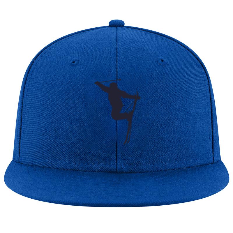 Ice Skiing Sport Silhouette Cap