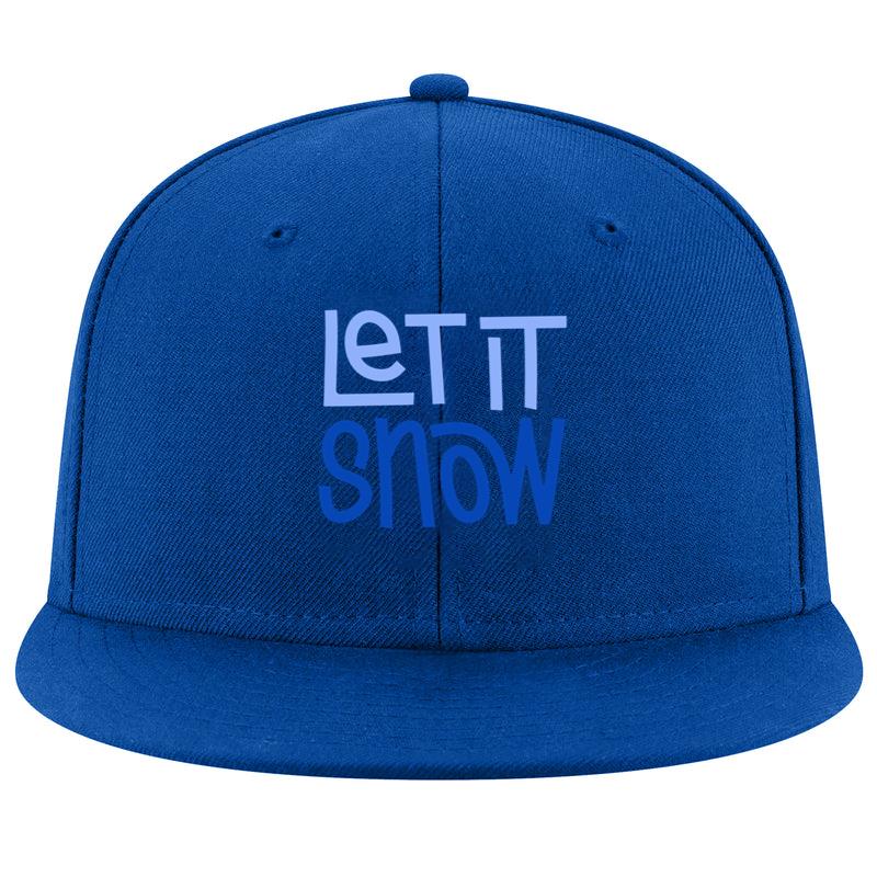 Let It Snow Ski Lettering Cap