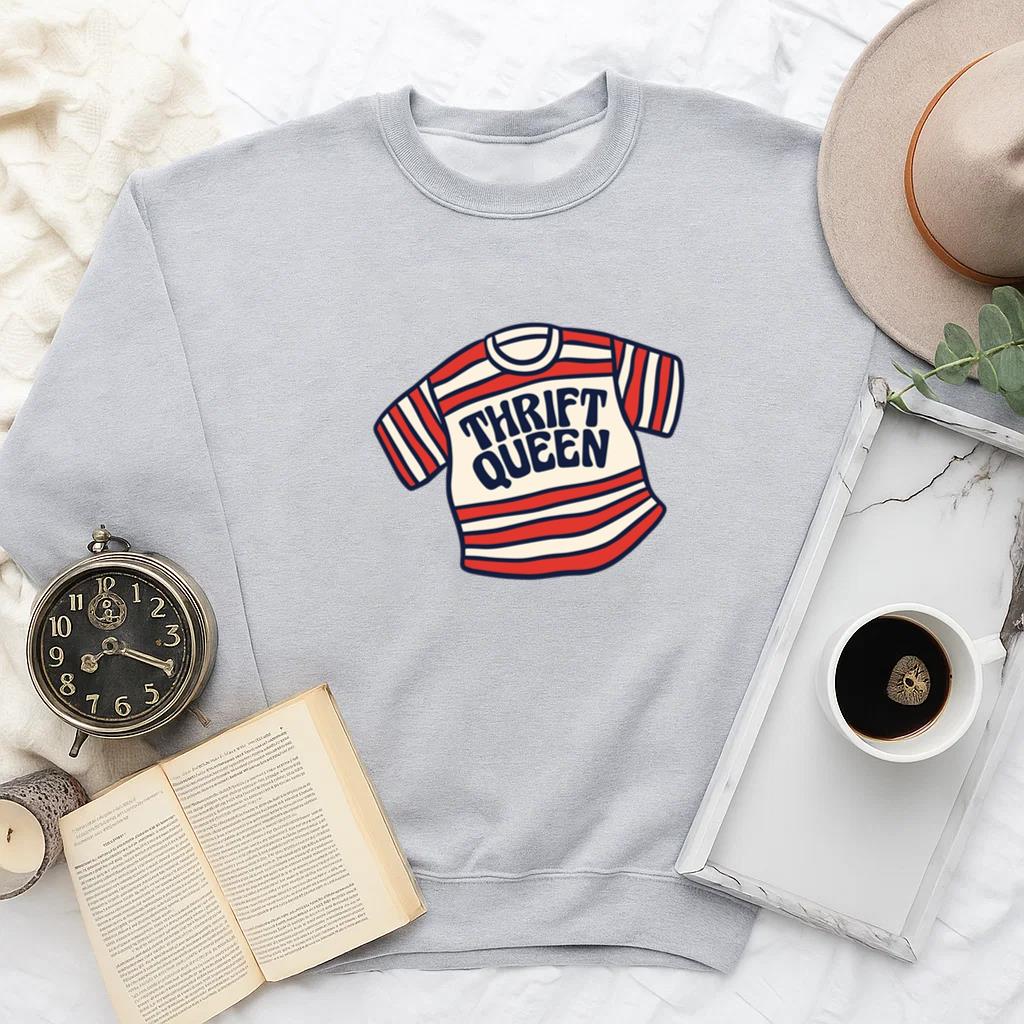 Vintage Striped Graphic T Shirt Design Sweatshirt