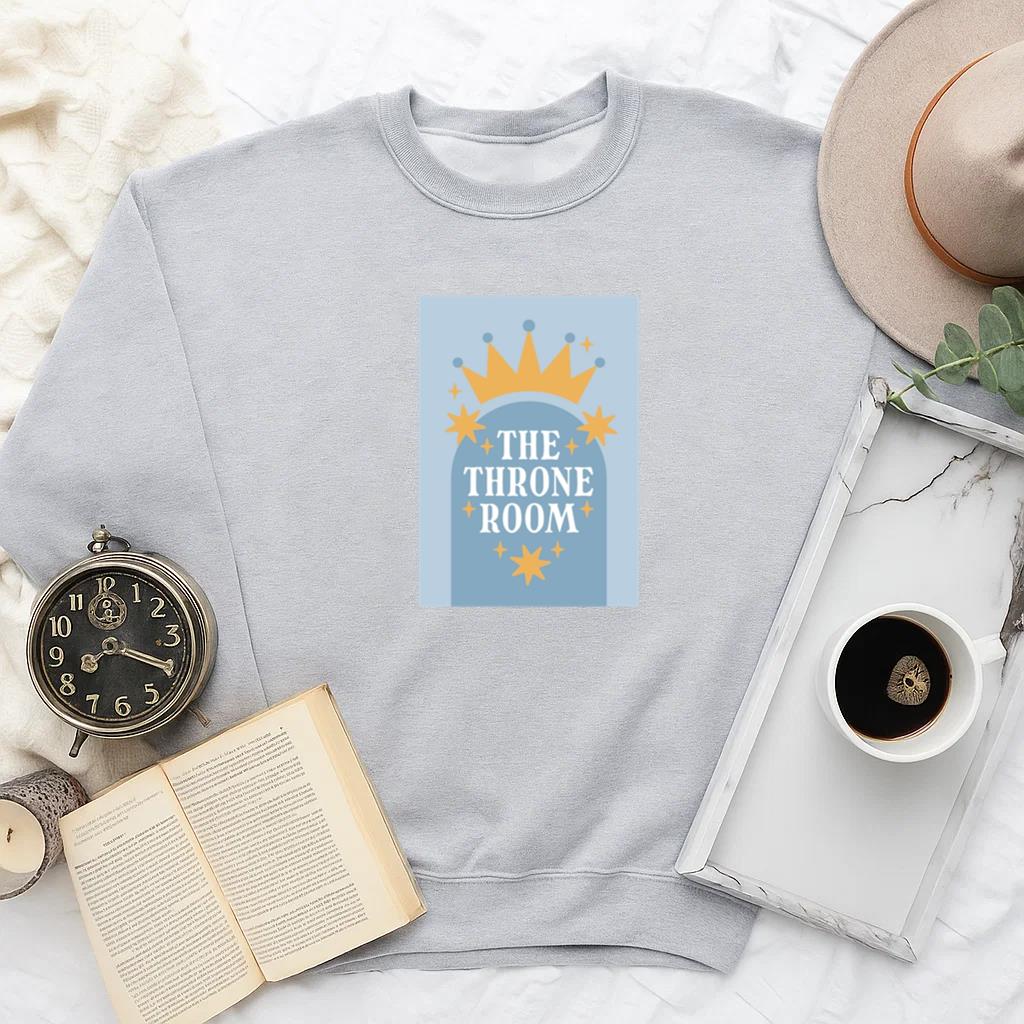 Whimsical Throne Room Wall Art Design Sweatshirt